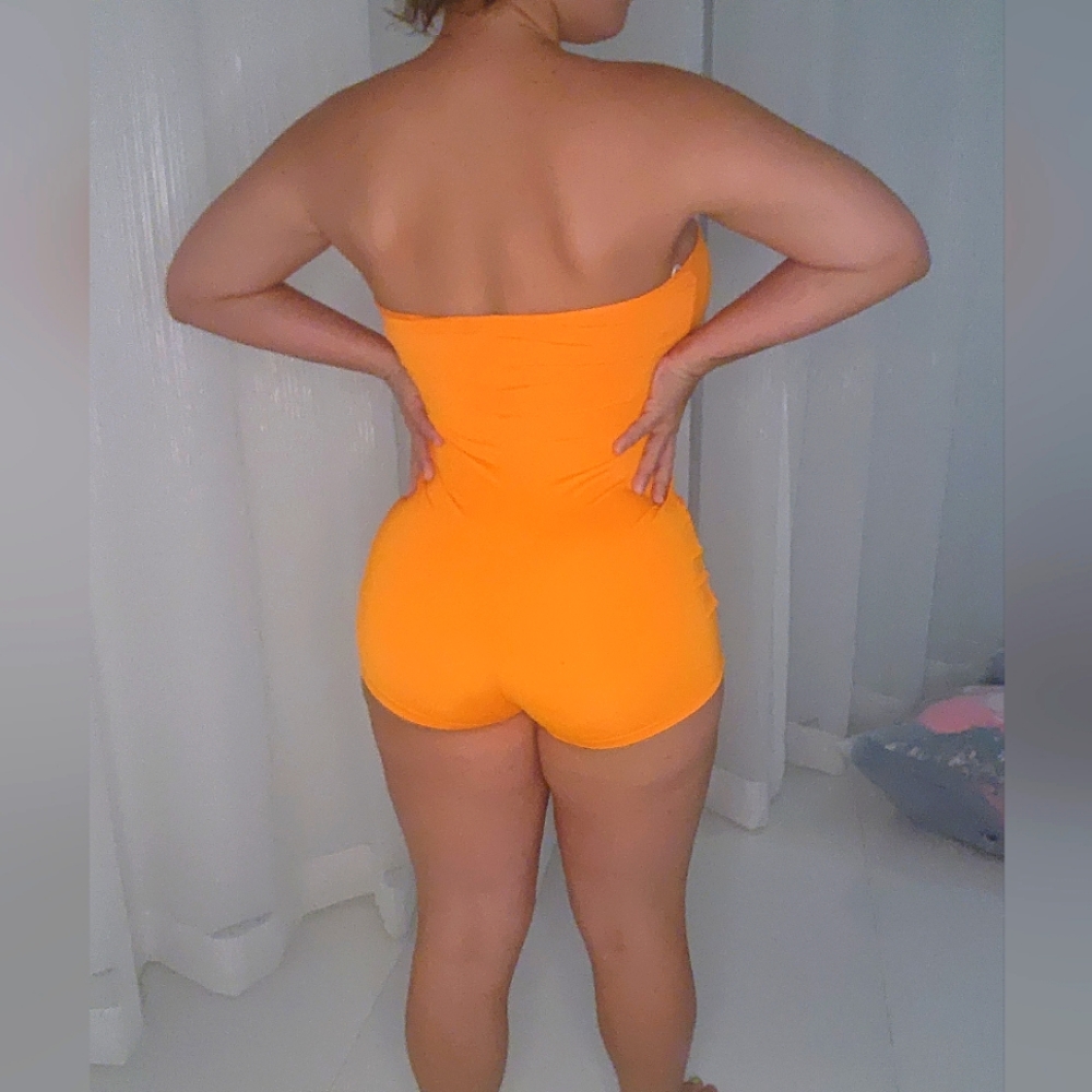 Orange Romper